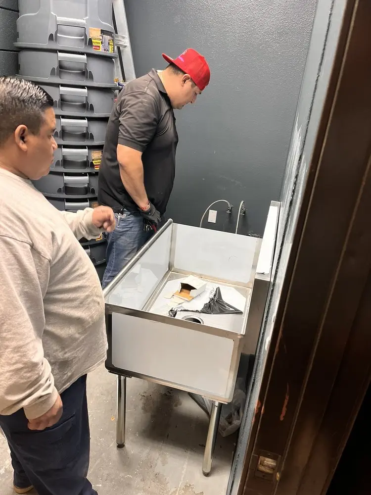 Commercial plumbing and sink installation in Sherwood Forest